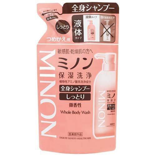 【１０個セット】 ミノン 薬用全身シャンプー しっとりタイプ つめかえ用 380ml×１０個セット 【医薬部外品】 9,449円