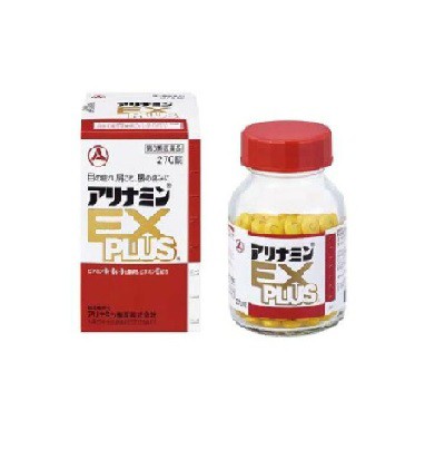 【送料無料!!】 【第３類医薬品】アリナミンEXプラス 270錠　目の疲れ 肩こり 腰の痛み ツライ症状に 血液循環 ビタミンB1 タケダ