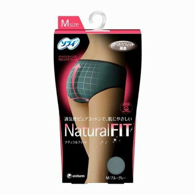 ソフィ ナチュラルフィット ブルーグレー Mサイズ ユニ チャーム 生理用パンツ 生理パンツ サニタリーショーツ ソフトガードルの通販はau Pay マーケット ソレイユ スマホ決済などok