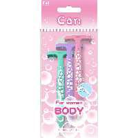 貝印 キャンバブルT 3本入 女性用カミソリ 使い捨てカミソリ ボディ  