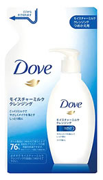 ダヴ モイスチャーミルク クレンジング つめかえ用 180ml