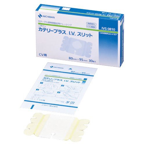 【３個セット】 【送料無料】カテリープラスI.Ｖ.スリット IVS0810　(80×95mm)　30枚入×３個セット