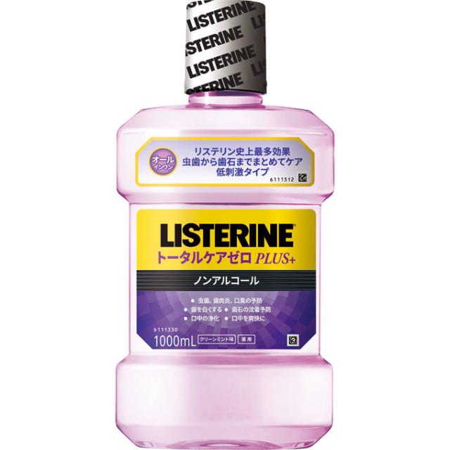 【５個セット】 ジョンソン・エンド・ジョンソン 薬用リステリン トータルケア ゼロプラス １０００ｍL×５個セット【mor】【ご注文後発送までに2週間前後頂戴する場合がございます】の通販は