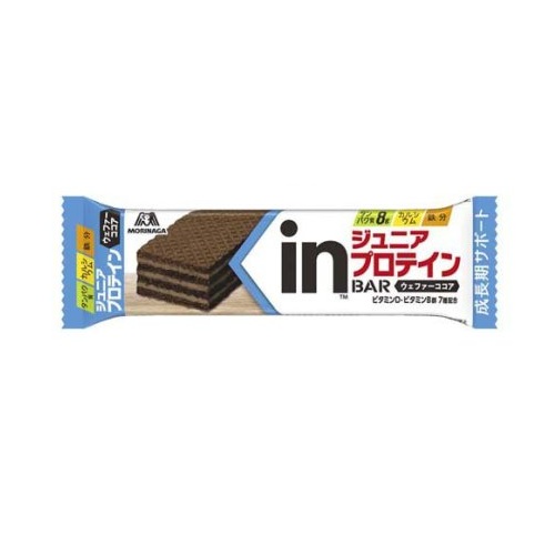 【１０個セット】 森永製菓 inバー ジュニアプロテイン ココア(12本入)×１０個セット※軽減税率対象品