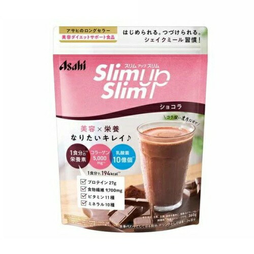【１０個セット】 アサヒ スリムアップスリム シェイク ショコラ味(360g)×１０個セット※軽減税率対象品