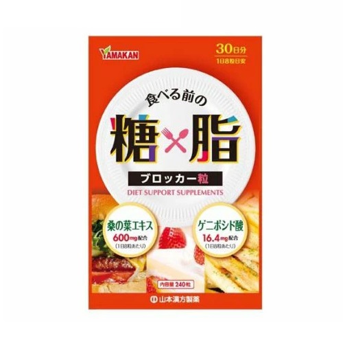 【２０個セット】 山本漢方 糖×脂ブロッカー(240粒入)×２０個セット※軽減税率対象品