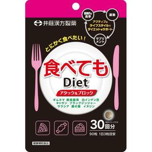 【１０個セット】 井藤漢方製薬　食べてもダイエット　90粒×１０個セット