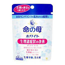 【第2類医薬品】【２０個セット】 命の母ホワイト 84錠　パウチ×２０個セット
