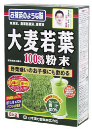 【２０個セット】【１ケース分】大麦若葉粉末100%　85g×20個セット　１ケース分　　※軽減税率対応品