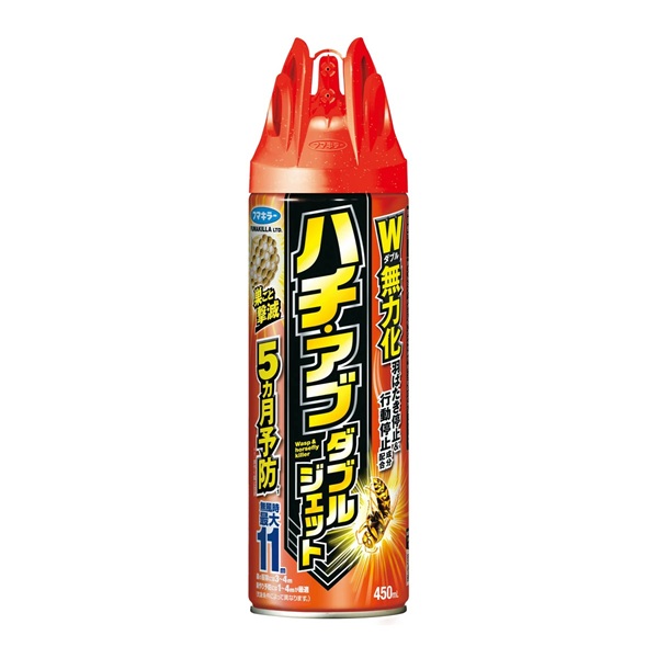 【２０個セット】【１ケース分】 フマキラー ハチ・アブ ダブルジェット(450ml)×２０個セット　１ケース分【k】【ご注文後発送までに1週間前後頂戴する場合がございます】