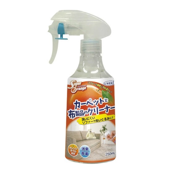 【３６個セット】【１ケース分】 UYEKI スーパーオレンジ カーペットと布製品のクリーナー(250ml)×３６個セット　１ケース分【ori】