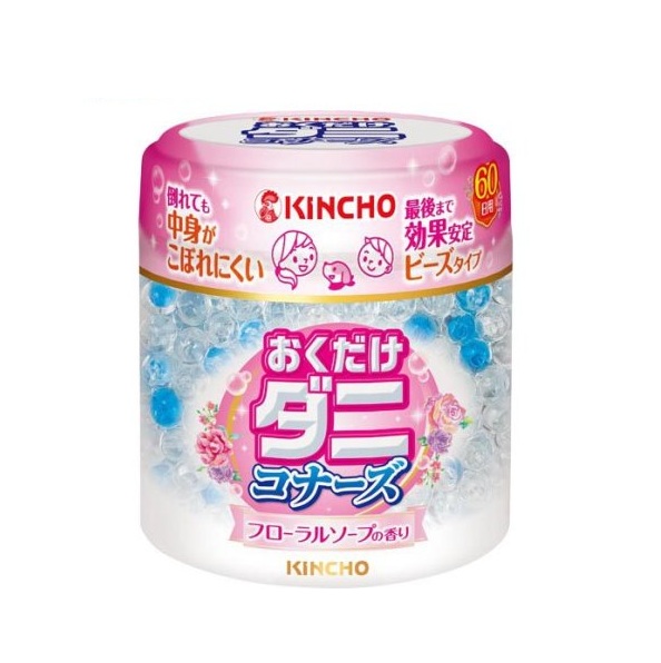 【２４個セット】【１ケース分】 大日本除虫菊 金鳥 ダニコナーズ ビーズタイプ フローラルソープ(170g)×２４個セット　１ケース分