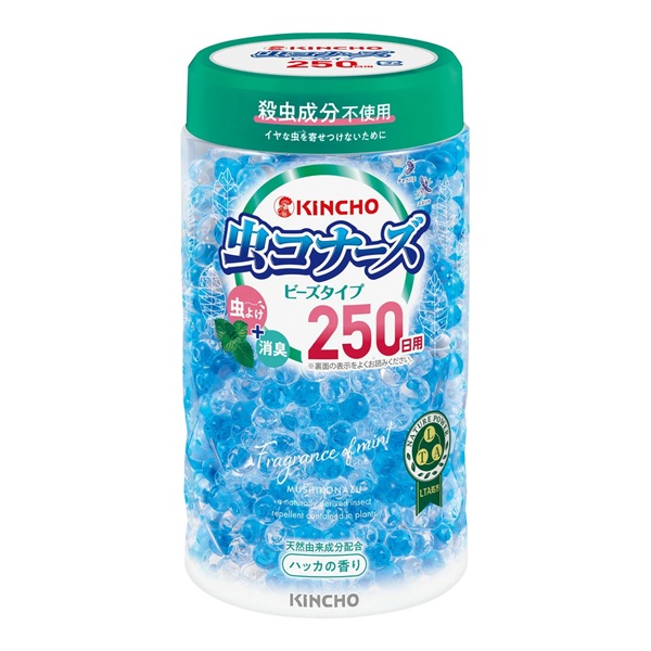 【２０個セット】【１ケース分】 大日本除虫菊 金鳥 虫コナーズ ビーズタイプ ハッカ(360g)×２０個セット　１ケース分