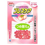 【４８個セット】【１ケース分】 小林製薬 ブレスケア ピーチ味 つめ替(50粒X2袋入)　×４８個セット　１ケース分 ※軽減税率対象品