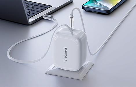 Torras - FlexLine 67W Charger ／ White 充電器 au公式 送料無料 auオンラインショップ au online shop_6