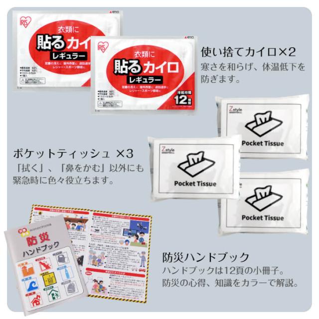 防災セット 防災セット一人用 防災セット1人用 防災用品 防災グッズ 避難セット 避難用品 避難グッズ 緊急避難セット 非常持ち出し袋 非常持ち出しセット