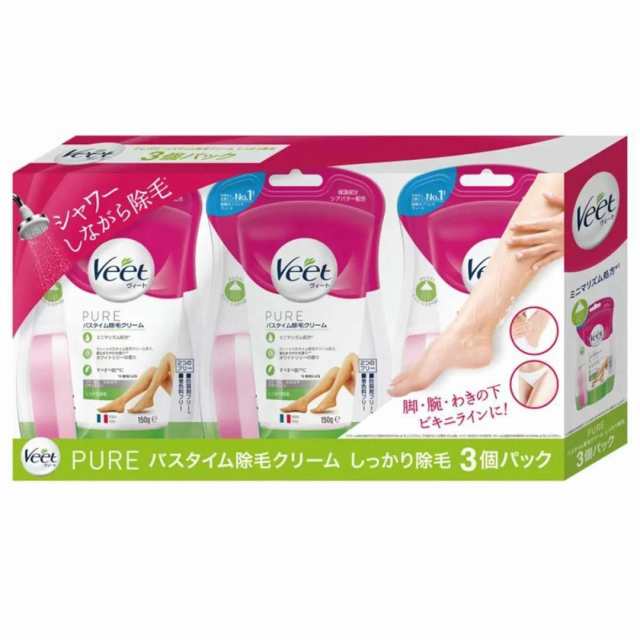 ヴィート ピュア Veet PURE ピュア バスタイム除毛クリーム しっかり除