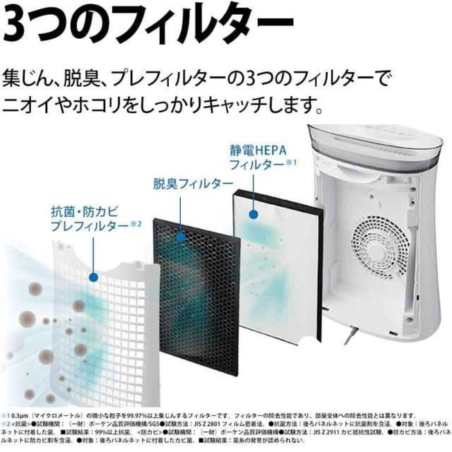 シャープ 空気清浄機 プラズマクラスター 7000 スタンダード 14畳 空気 