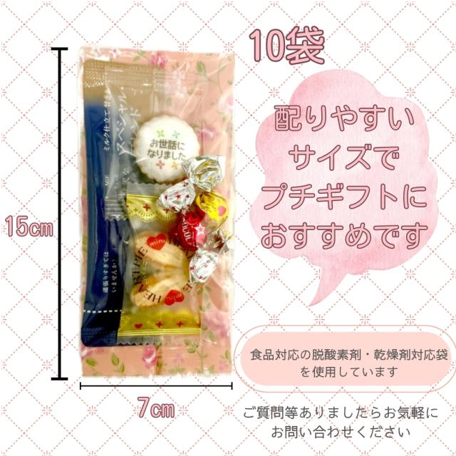 退職 プチギフト 10個セット g115 g124 個包装 お世話になりました