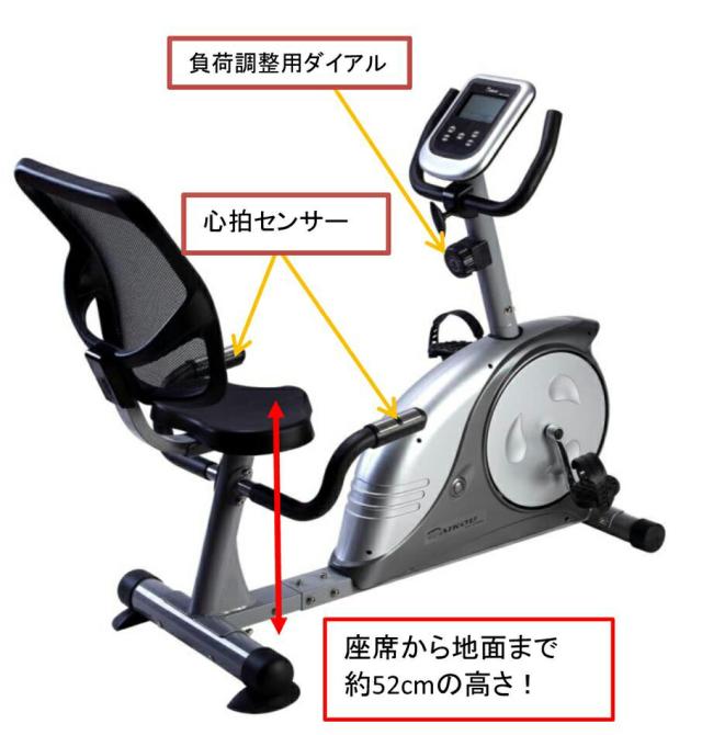 【DAIKOU 家庭用 リカンベントバイク DK-8604R】【送料無料】フィットネスバイク 背もたれ ペダル 運動 低床 マグネット式負荷 3段階 ダイエット 体脂肪計 心拍測定 大広 ダイコウ ダイコー kkr_1