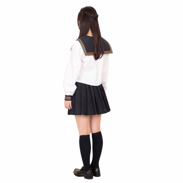 jk 女子高生 制服 セーラー服 スカーフ 刺繍 ギャル コスプレ セット 【大人ギャルセーラー （Mサイズ）女性用】 【送料無料】  ハロウィの通販はau PAY マーケット - ジャパンネットライフ au PAY マーケット店 | au PAY マーケット－通販サイト