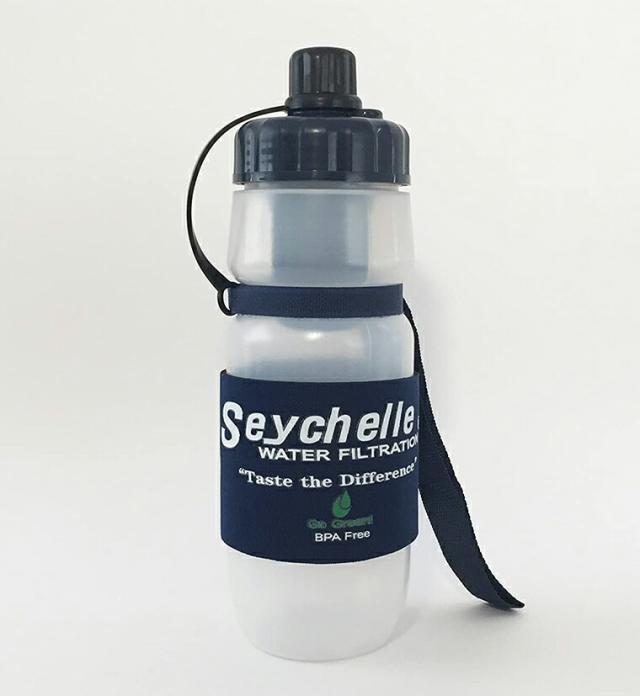 携帯用浄水器 携帯 浄水ボトル 浄水器 ポット 送料無料 【セイシェル携帯浄水器スタンダード(2個セット)】【送料無料】 不純物99％以上除去できる携帯用の浄水ボトル aj
