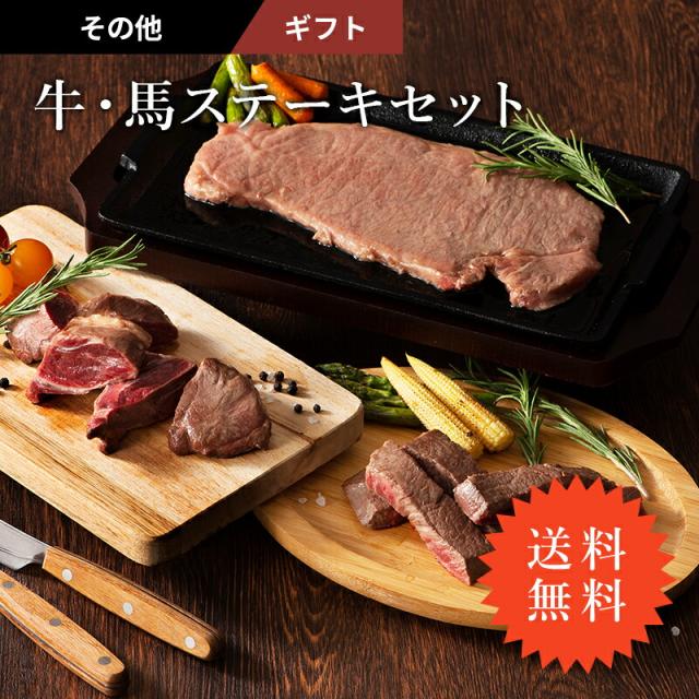 馬肉ステーキ 藤彩牛 サーロイン ステーキ 熊本 霜降り 冷凍 【フジチク 牛・馬ステーキセット】【送料無料】 藤彩牛サーロインステーキ 馬肉 シャトーブリアン ステーキ 馬ランプ ステーキ 500g セット 馬肉 お中元 お歳暮 詰合せ ft 9,331円