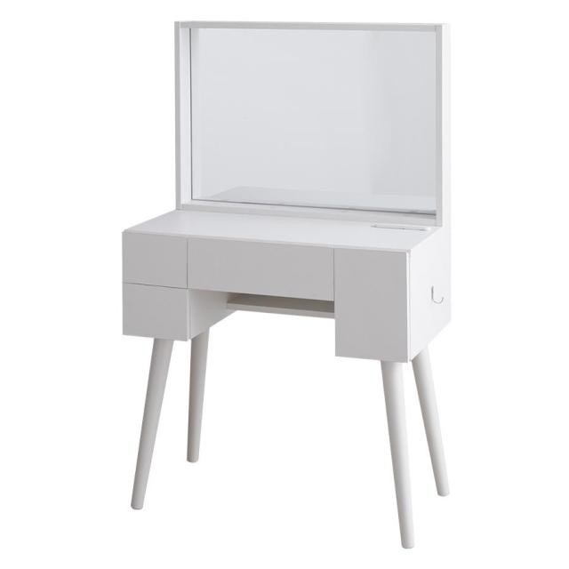 幅71cm）Emu ミラー&収納付きドレッサーデスク】【送料無料】 北欧