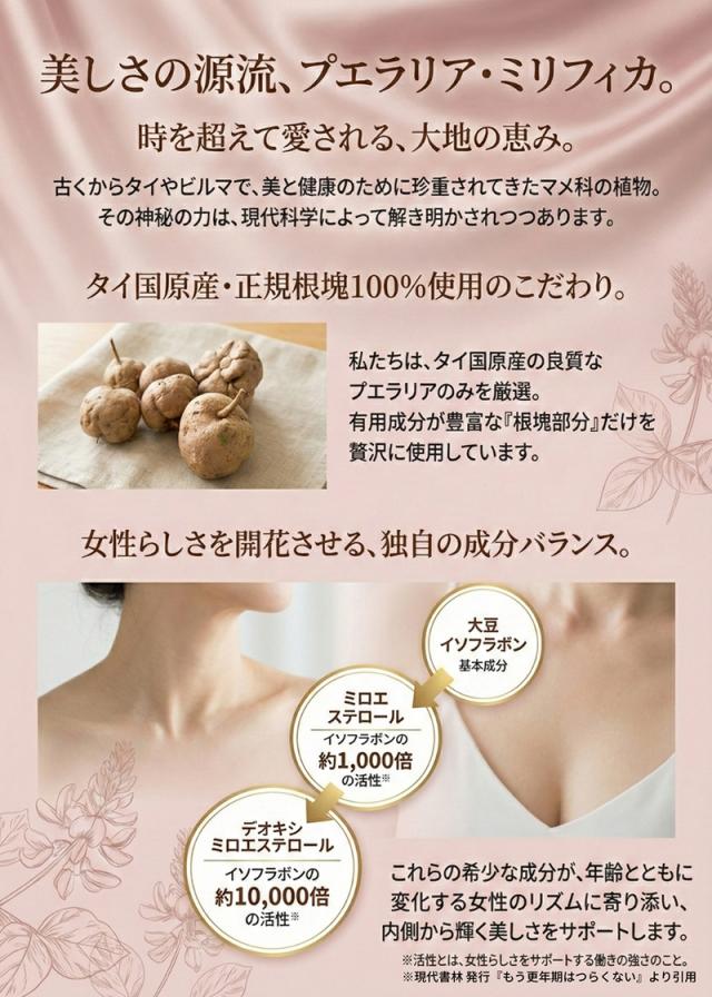 【プエラリア99CSプレミアム(297粒)(99粒×3パック)(3個セット)】 【送料無料】プエラリア サプリ バストケア 99粒 厳選原料そのまま！1粒約50mgの安心処方！ たっぷり297粒、お徳用！ sup_4
