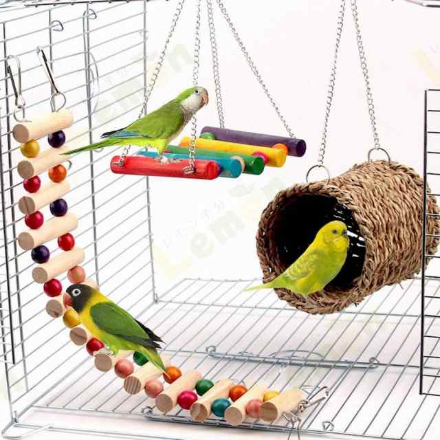 鳥おもちゃ バードトイ 鳥の遊び場 吊下げタイプ 玩具 インコおもちゃ オウム セキセイインコ 鳥のおもちゃ インコの遊び場｜au PAY マーケット