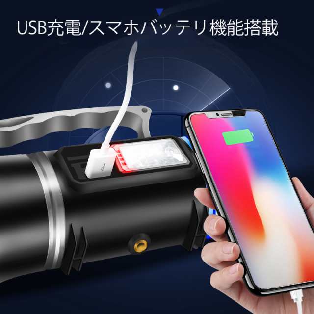 集魚灯 ブルー 青色LED USB充電式 拡散 投光器 船 ボート 残量表示 防水 小型 船舶 ブルーライト LED集魚灯 高輝度 夜釣り 船釣り  堤防 の通販はau PAY マーケット - Hanayagi shop