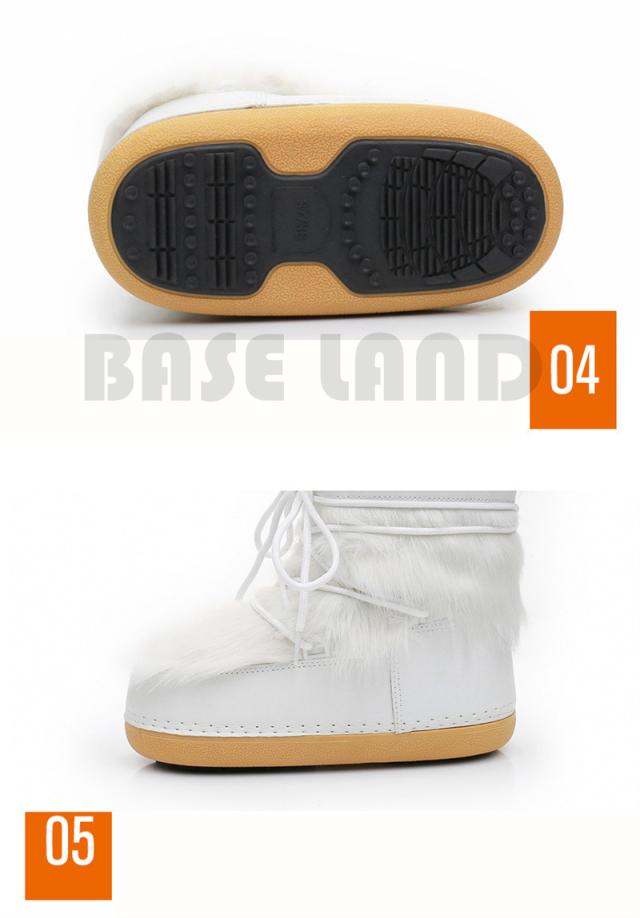 2023冬 レディースブーツ オシャレ ホワイト 厚手インナー 取り外し可