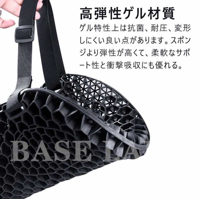 バイクシートゲルクッション 3D立体 衝撃吸収 耐用 断熱 二輪車