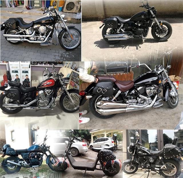 バイク用 サイドバッグ 2個セット アメリカン サドルバッグ 大