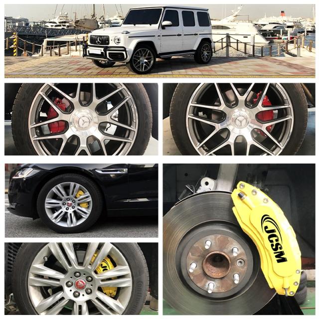 キャリパーカバー ホンダ フィット GK5 6,GP5 6 アルミ合金製 簡単取付 加工不要 耐久耐熱 ホイール内部 高級感 15色 外装パーツ 2PCS_12