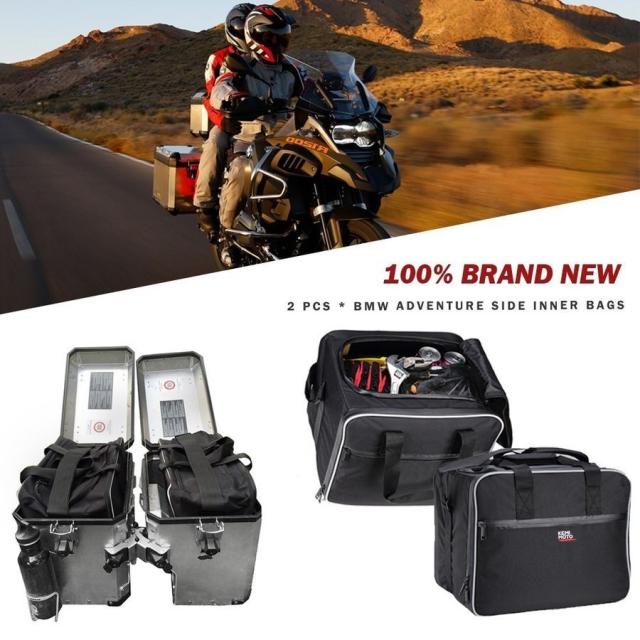 サイドバッグ サドルバッグ BMW F1250GS ADV 拡張可能 インナーバッグ オートバイ バッグ 荷物 BMW R1200 GS 2013-2017 ブラック PVCの通販は