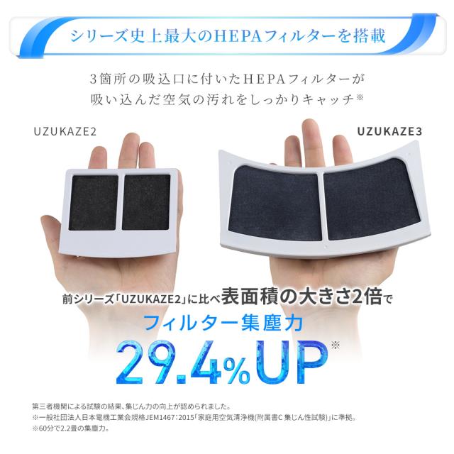 UZUKAZE 3 ナチュラル★最新モデル★特典/交換フィルター★ 空気清浄機能付 14畳対応 調光調色 おしゃれ スライマック シーリングファンライト シーリングライト 羽なし LED ライト ウズカゼ リビング 天井照明 Amazon Echo Googlehome対応 音声操作_8