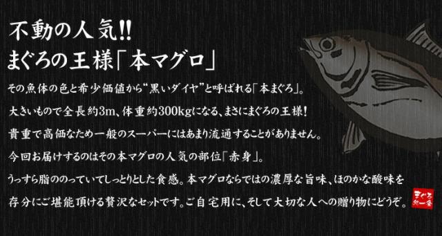 極上本マグロ赤身たっぷり600g！可食部100％ 解凍レシピ付 送料無料〈bf1〉[[赤身300g-2p]_2