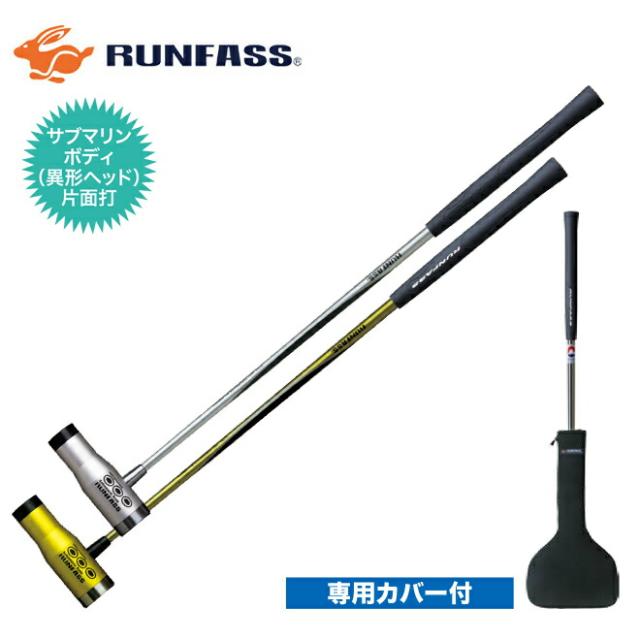 NEW マレットゴルフ スティック ランファス RUNFASS F-7500 専用ケース付き