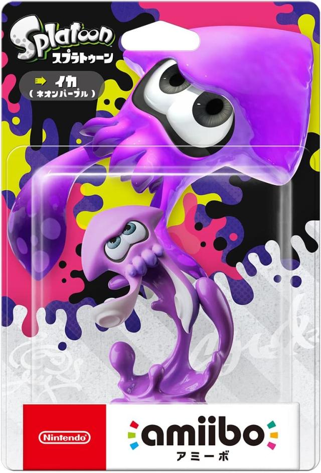 amiibo イカ ネオンパープル スプラトゥーン 2 3 任天堂 紫