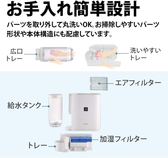 【送料無料】SHARP 気化式加湿器 HV-J30-W 家電 新品 対象 家電 新品 対象 おしゃれ おすすめ ランキング 人気 誕生日プレゼント セール sale ギフト プレゼント ブランド 2021 送料無料】SHARP 気化式加湿器 HV-J30-W 家電 新品 対象 家電 新品