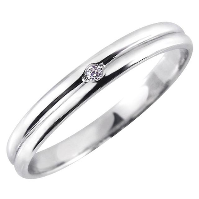 甲丸ダイヤリング 指輪 7号