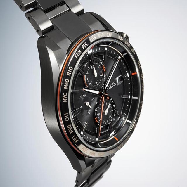 CITIZEN ATTESA シチズン アテッサ ACT Line エコ・ドライブ 電波時計 AT8185-62E 腕時計 時計 ウォッチ ウオッチ ソーラー電波 電波ソーラー ブラックチタン シチズン腕時計 シチズン時計 シチズンアテッサ エコドライブ アクトライン ACTLINE ブラックチタンシリーズ_5