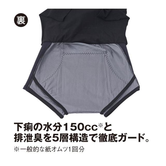 ニッチョク-OMAPAN 2枚セット 150cc吸水 下着 パンツ ボクサー ボクサーパンツ 男性用 メンズ 紳士 吸水 消臭 綿 おまぱん OMAPAN お守りパンツ 漏れない 腹痛 入院 介護 病院 失禁 尿 尿モレ 下痢 失禁パンツ 尿モレパンツ 尿漏れパンツ 吸水パンツ におい 121964_2