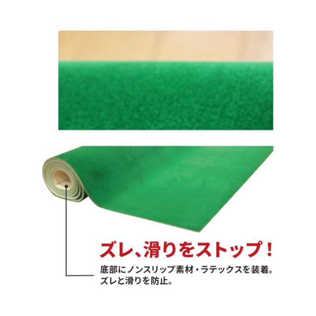 リアルグラス パターマット (ホールカップ付き) - プレッシャーパット付 幅90cm×長3m パッティング 練習 パター練習 パター マット パター練習マット パターマット パッティングマット ゴルフ MEGA JP_2