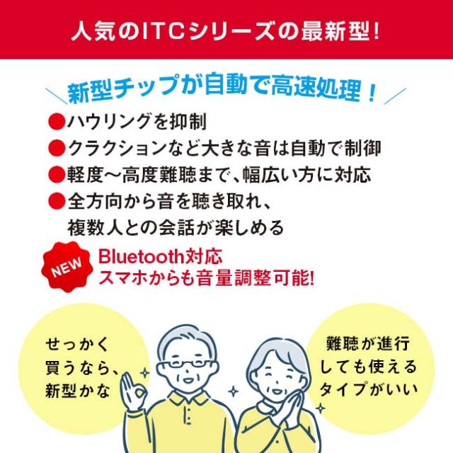 ACTOS アクトス 耳あな型 デジタル補聴器 ITC2 片耳 10日間無料 お試し - チャネルフリー 聞き間違い デジタル 補聴器 スイス製 聴こえ 子音 ハッキリ 耳穴式 軽度 中等度 高度 難聴 Bluetooth スマホ操作 デンマーク 軽量 小型 電池式 200233_6