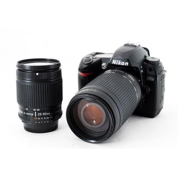 中古】ニコン Nikon D70s 標準&超望遠300mm ダブルズームセット 美品 