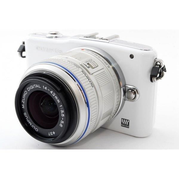 OLYMPUS E-PM1 ホワイト 本体とレンズ、付属品