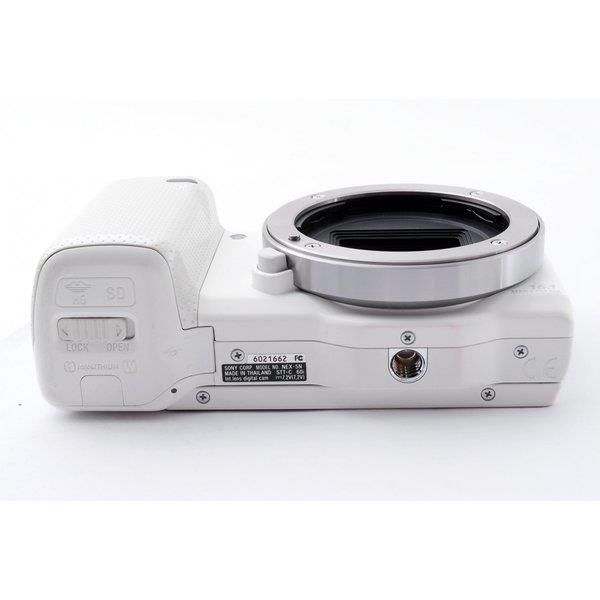 中古】ソニー SONY NEX-5 N ホワイト レンズキット 美品 本物の一眼 