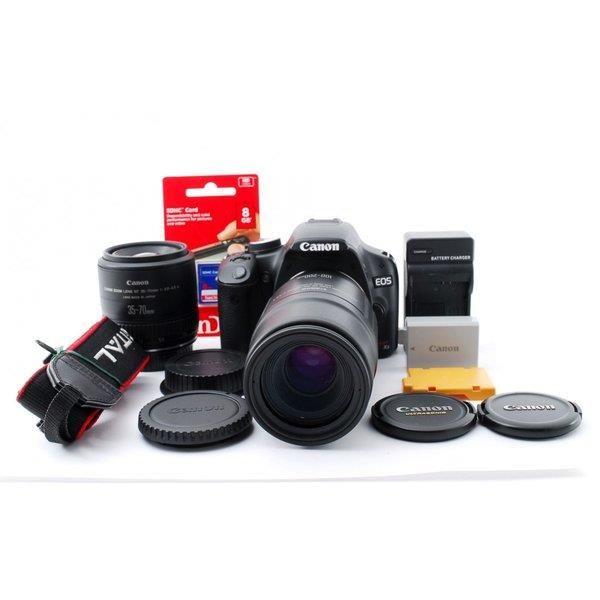中古】キヤノン Canon EOS Kiss X3 標準&望遠ダブルレンズセット 